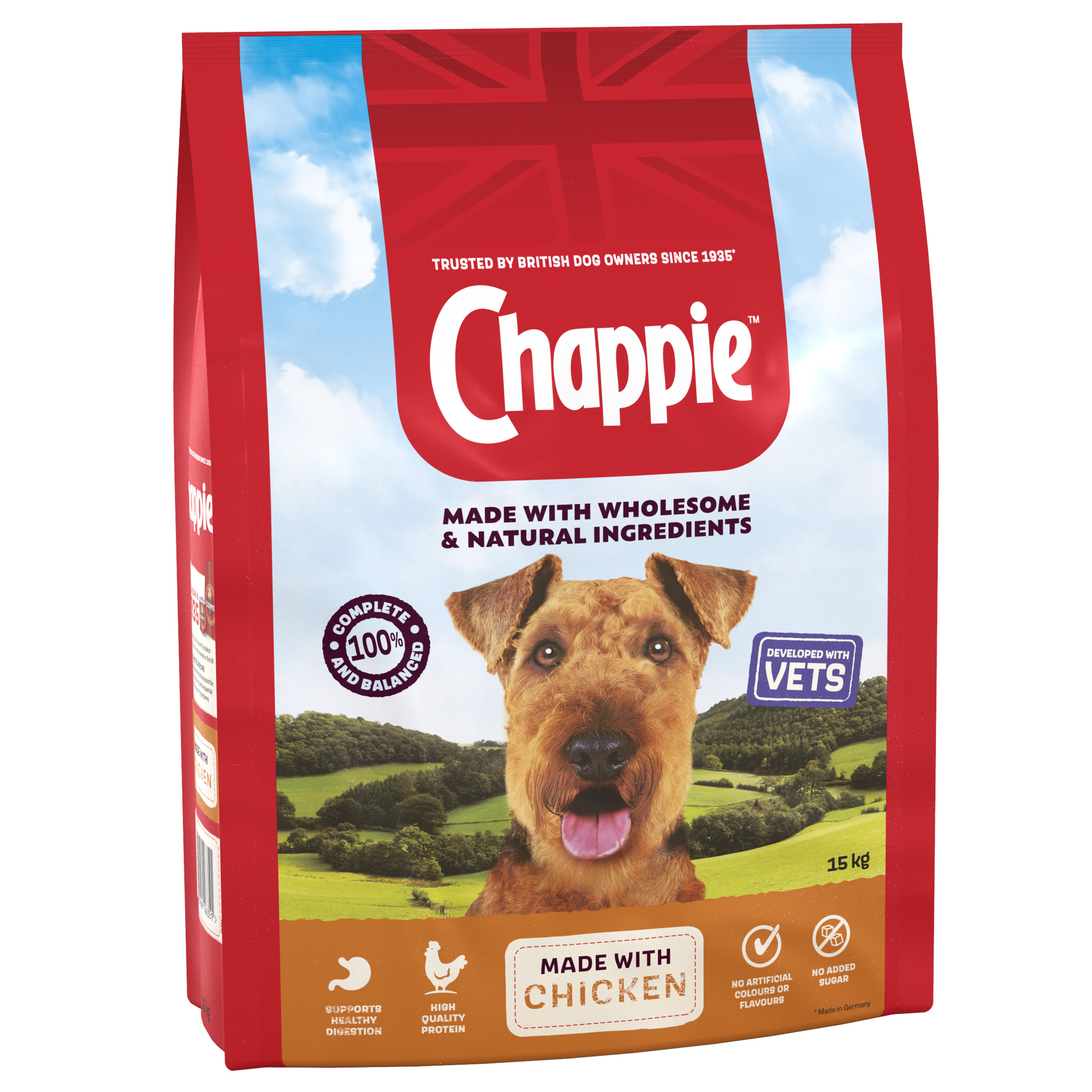 Chappie Chicken Dog Food 15kg. Best Price Online VetShop